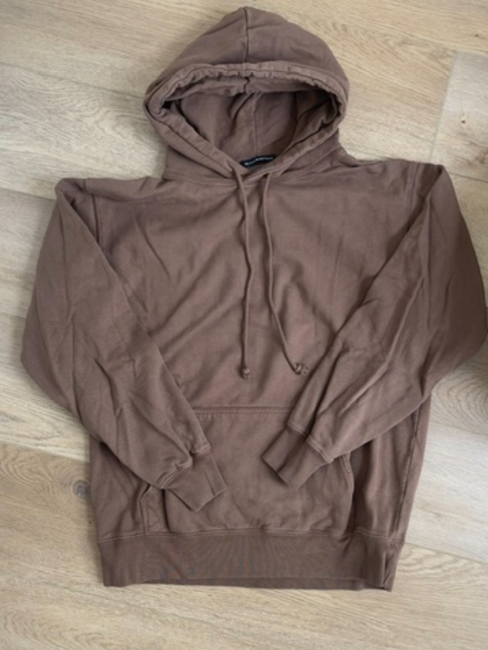Brandy Melville Men's Brown Pullover Hoodie